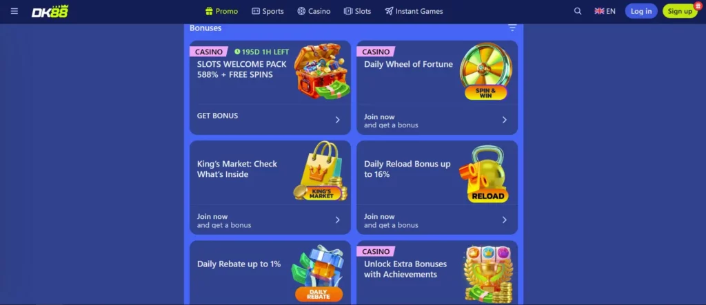 DK88 Promotions and Member Rewards