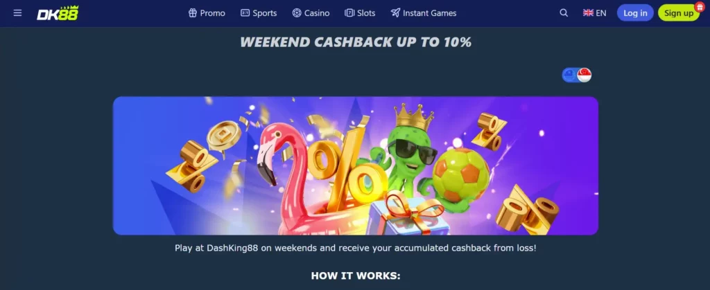 Ongoing cashback, reload, and seasonal promotions