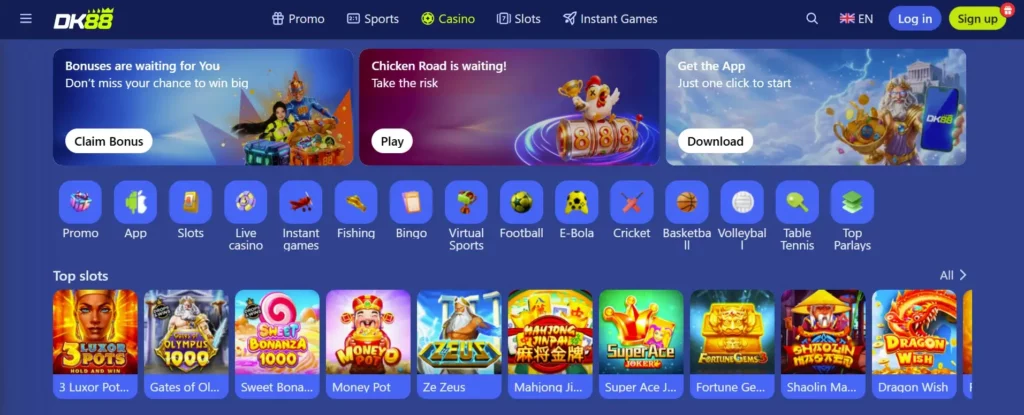 Explore Casino Games at DK88 Singapore