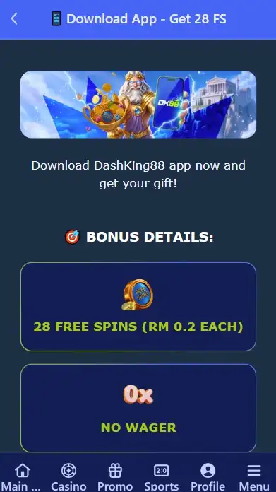 Download the DK88 App for Singapore Players
