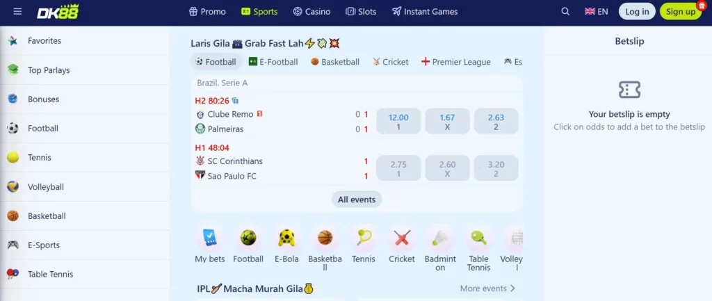 Bet on Sports with DK88 Singapore